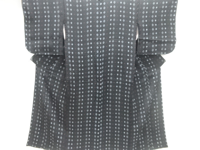 大正ロマン　菱模様着物